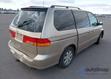 2002 Honda Odyssey Ex-L from USA, damaged, VIN 2HKRL18072H589529